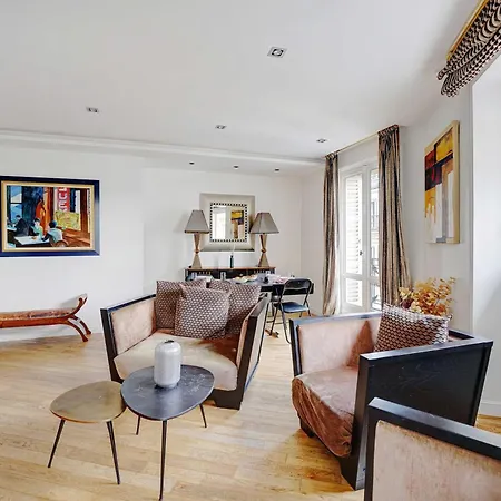 Apartman Bright Spacious 2p - Eiffel Tower Auteuil *