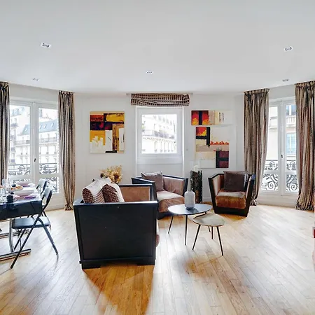 Bright Spacious 2p - Eiffel Tower Auteuil Апартаменты *